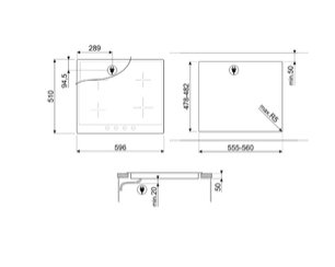 Варочная панель Smeg SI964XM фото 2 в Санкт-Петербурге