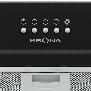 Встраиваемая вытяжка KRONA KATE 600 BLACK PB V2 фото 4 в Санкт-Петербурге