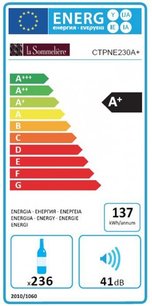 Винный шкаф Ла Соммельер CTPNE230A+ фото 4 в Санкт-Петербурге Винный шкаф La Sommeliere CTPNE230A+ фото 4 в Санкт-Петербурге