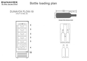 Встраиваемый винный шкаф Дунавокс DAUF-19.58C фото 2 в Санкт-Петербурге Встраиваемый винный шкаф Dunavox DAUF-19.58C фото 2 в Санкт-Петербурге
