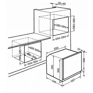 Духовой шкаф Смег SF800GVP фото 2 в Санкт-Петербурге Духовой шкаф Smeg SF800GVP фото 2 в Санкт-Петербурге