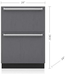 Встраиваемый морозильник SUB-ZERO ID24FI фото в Санкт-Петербурге