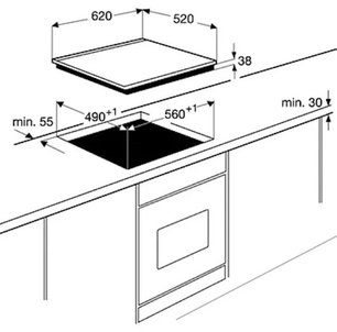 Варочная панель AEG HE604070FB фото 2 в Санкт-Петербурге
