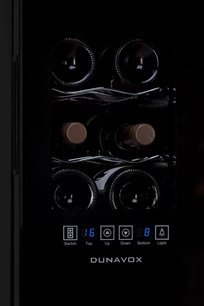 Винный шкаф Дунавокс DX-12.33DSC фото 4 в Санкт-Петербурге Винный шкаф Dunavox DX-12.33DSC фото 4 в Санкт-Петербурге