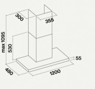 Вытяжка Фалмек Lumina 120 Glass Black wall (NRS) фото 3 в Санкт-Петербурге Вытяжка Falmec Lumina 120 Glass Black wall (NRS) фото 3 в Санкт-Петербурге