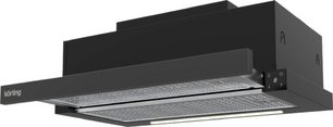Встраиваемая вытяжка с выдвижным экраном Korting KHP 69617 DGN фото 3 в Санкт-Петербурге