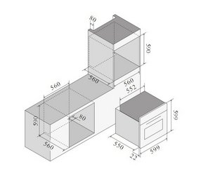 Духовой шкаф ILVE OV60-SNT3/MGB фото 2 в Санкт-Петербурге
