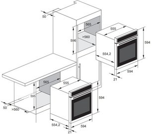Духовой шкаф Kaiser EH 6341 фото 4 в Санкт-Петербурге