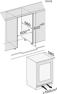 Встраиваемый винный шкаф Миле KWTUS 7096 E фото 4 в Санкт-Петербурге Встраиваемый винный шкаф Miele KWTUS 7096 E фото 4 в Санкт-Петербурге
