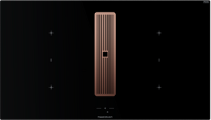 Индукционная варочная поверхность с вытяжкой Kuppersbusch KMI 9850.1 SR-E Copper фото в Санкт-Петербурге