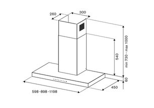 Вытяжка Бертаззони KT120P1AXT фото 4 в Санкт-Петербурге Вытяжка Bertazzoni KT120P1AXT фото 4 в Санкт-Петербурге