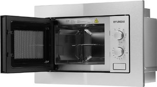 Встраиваемая микроволновая печь Hyundai HBW 2030 IX фото 3 в Санкт-Петербурге