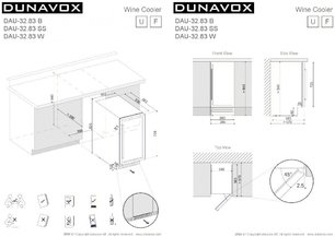 Винный шкаф Dunavox DAU-32.83B фото 3 в Санкт-Петербурге