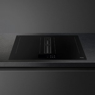 Варочная панель со встроенной вытяжкой Smeg HOBD382N2 фото 3 в Санкт-Петербурге