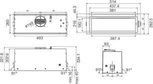Встраиваемая вытяжка Элика LANE SENSOR BL MAT/A/52 старая версия фото 2 в Санкт-Петербурге Встраиваемая вытяжка Elica LANE SENSOR BL MAT/A/52 старая версия фото 2 в Санкт-Петербурге