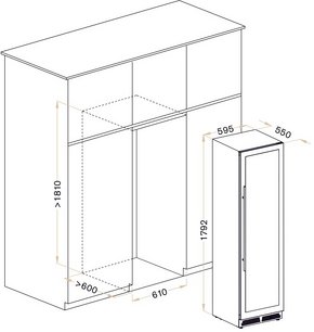 Винный шкаф Мэйвел MV98-KST3 Slim фото 4 в Санкт-Петербурге Винный шкаф Meyvel MV98-KST3 Slim фото 4 в Санкт-Петербурге