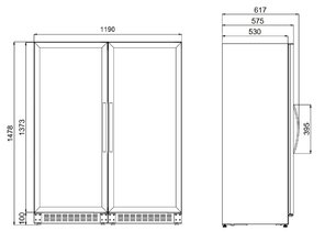 Винный шкаф Dometic C101G Double Classic фото 3 в Санкт-Петербурге