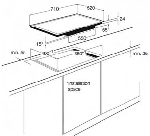 Варочная панель AEG HK764400FB фото 4 в Санкт-Петербурге