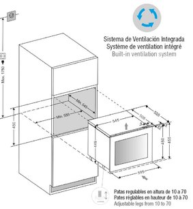 Встраиваемый винный шкаф Пандо PVMAVP 45-16CRL W фото 2 в Санкт-Петербурге Встраиваемый винный шкаф Pando PVMAVP 45-16CRL W фото 2 в Санкт-Петербурге