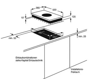 Варочная панель AEG HC451500EB фото 3 в Санкт-Петербурге