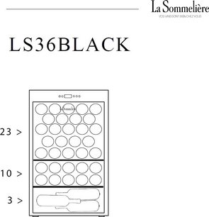 Винный шкаф Ла Соммельер LS36BLACK фото 3 в Санкт-Петербурге Винный шкаф La Sommeliere LS36BLACK фото 3 в Санкт-Петербурге