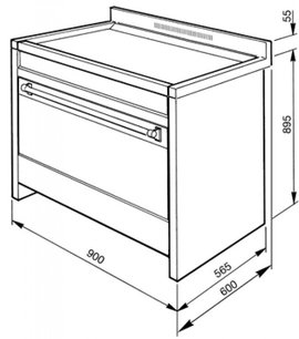 Варочный центр Смег CS19P-6 фото 2 в Санкт-Петербурге Варочный центр Smeg CS19P-6 фото 2 в Санкт-Петербурге