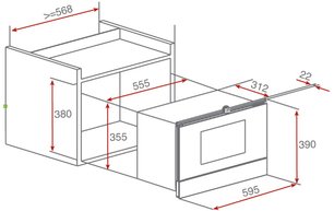 Встраиваемая микроволновая печь Тека MWS 22 EGL Black фото 2 в Санкт-Петербурге Встраиваемая микроволновая печь Teka MWS 22 EGL Black фото 2 в Санкт-Петербурге