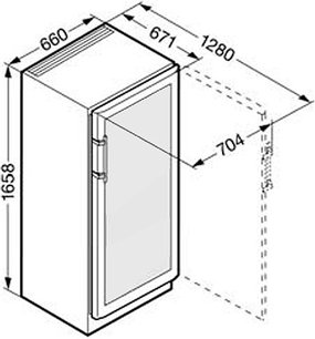 Винный шкаф Liebherr WK 4127 Vinothek фото 3 в Санкт-Петербурге