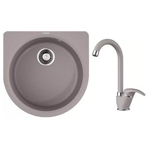 Omoikiri (мойка Akegata 51 GR + смеситель UMI GR) фото в Санкт-Петербурге