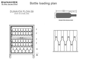 Встраиваемый винный шкаф Дунавокс DAUF-39.121DMB фото 4 в Санкт-Петербурге Встраиваемый винный шкаф Dunavox DAUF-39.121DMB фото 4 в Санкт-Петербурге