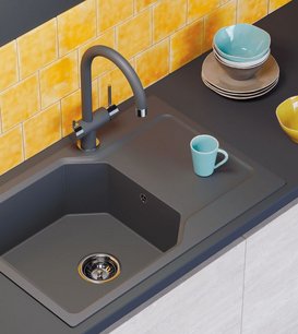 Смеситель Омойкири Yamada-LG фото 2 Смеситель Omoikiri Yamada-LG фото 2