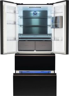 Холодильник Hyundai CM55043F черное стекло фото 4 в Санкт-Петербурге