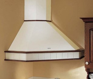 Вытяжка Falmec Iris Piastrelata ANG (600) S вишня фото 2 в Санкт-Петербурге