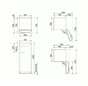 Холодильник Смег FAB28LRD5 фото 3 в Санкт-Петербурге Холодильник Smeg FAB28LRD5 фото 3 в Санкт-Петербурге