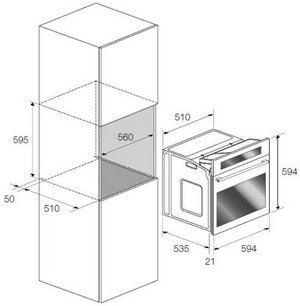 Духовой шкаф Фулгор Милано FQO 6010 P MT X фото 2 в Санкт-Петербурге Духовой шкаф Fulgor Milano FQO 6010 P MT X фото 2 в Санкт-Петербурге