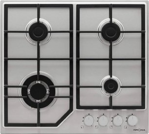 Газовая варочная панель KRONA NEBEL 60 IX W фото в Санкт-Петербурге