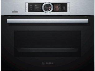 Компактный встраиваемый духовой шкаф-пароварка BOSCH CSG656RS7 фото в Санкт-Петербурге Компактный встраиваемый духовой шкаф-пароварка BOSCH CSG656RS7 фото в Санкт-Петербурге