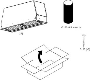 Встраиваемая вытяжка Pando PRO/85 INOX V.850 SEC фото 3 в Санкт-Петербурге