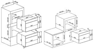 Компактный духовой шкаф с СВЧ Смег SF4920MCN фото 2 в Санкт-Петербурге Компактный духовой шкаф с СВЧ Smeg SF4920MCN фото 2 в Санкт-Петербурге