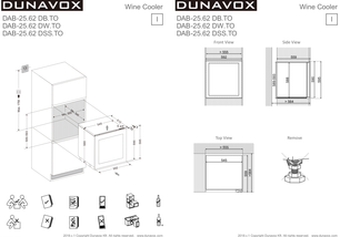 Винный шкаф Dunavox DAB-25.62DW.TO фото 2 в Санкт-Петербурге