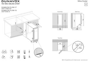 Встраиваемый винный шкаф Дунавокс DAUF-17.58DC фото 2 в Санкт-Петербурге Встраиваемый винный шкаф Dunavox DAUF-17.58DC фото 2 в Санкт-Петербурге