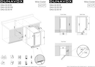 Винный шкаф Dunavox DAU-32.83SS фото 4 в Санкт-Петербурге