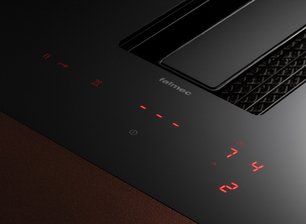 Варочная панель с вытяжкой Фалмек ZERO EASY 84 VETRO NERO фото 3 в Санкт-Петербурге Варочная панель с вытяжкой Falmec ZERO EASY 84 VETRO NERO фото 3 в Санкт-Петербурге