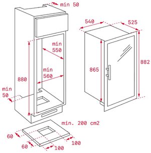Винный шкаф Тека RVI 35 BLACK-SS фото 2 в Санкт-Петербурге Винный шкаф Teka RVI 35 BLACK-SS фото 2 в Санкт-Петербурге