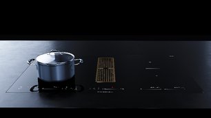 Варочная панель с вытяжкой Куперсбуш KMI 8590.0 SR Gold фото 4 в Санкт-Петербурге Варочная панель с вытяжкой Kuppersbusch KMI 8590.0 SR Gold фото 4 в Санкт-Петербурге