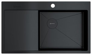 Omoikiri (мойка AKISAME 86 SIDE GB-R + смеситель MIKAWA 2 PLUS-SB GB) фото 2 в Санкт-Петербурге