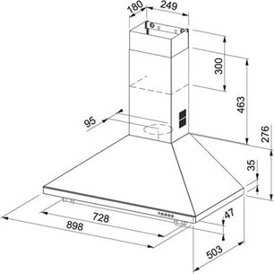 Вытяжка Франке FCM 904 GF графит фото 2 в Санкт-Петербурге Вытяжка Franke FCM 904 GF графит фото 2 в Санкт-Петербурге