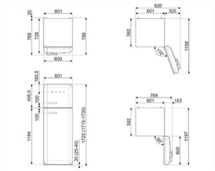Холодильник Смег FAB30LCR3 фото 3 в Санкт-Петербурге Холодильник Smeg FAB30LCR3 фото 3 в Санкт-Петербурге