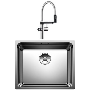 Blanco (мойка ETAGON 500-U + EVOL-S Pro Filter 526311 нержавеющая сталь) фото в Санкт-Петербурге