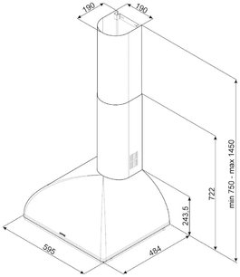 Вытяжка Smeg KSE59PO фото 2 в Санкт-Петербурге
